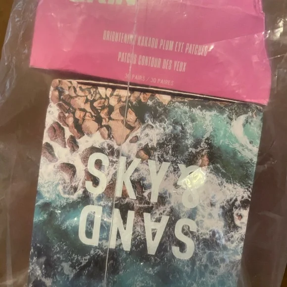 💗SAND & SKY Australian Emu Mask & GENERATION SKIN Brightening Plum Eye Patch